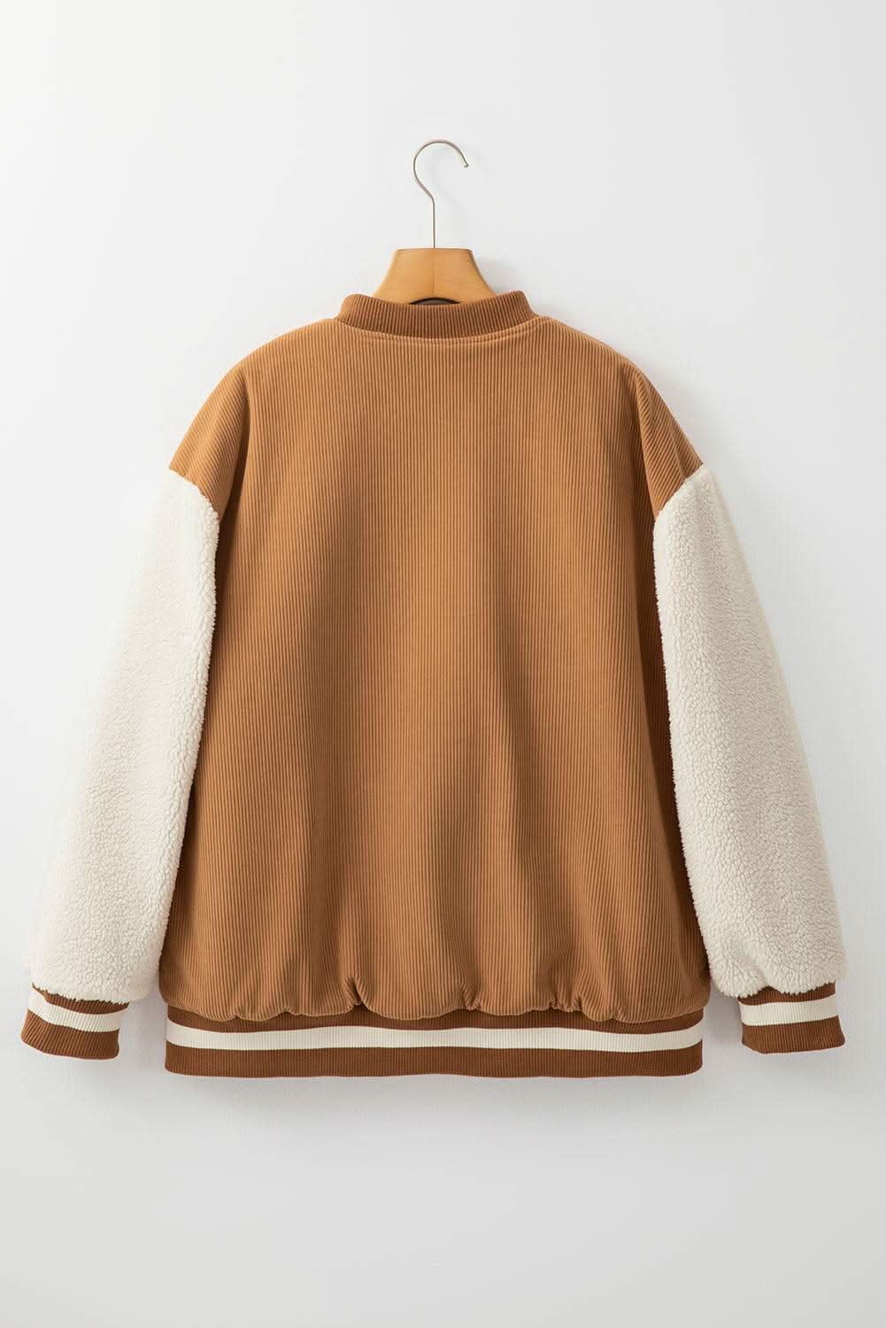 Buckskin corduroy fleece bomber - Love Salve